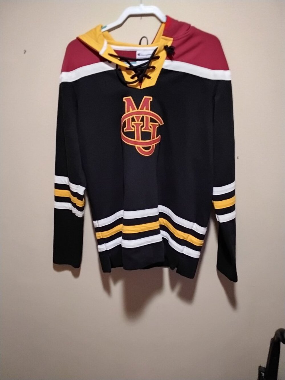 Champion Colorado Mesa University Mavericks Lace-Up Hoodie Size M